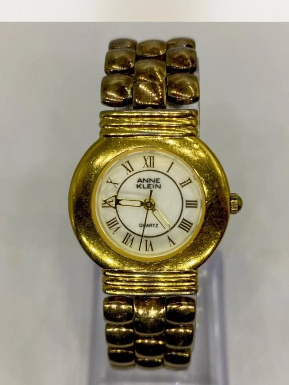 Designer *** Anne Klein ^^^ Goldtone ^^^ Quartz Watch ***